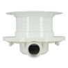 Siphon MAGNETECH® pour sol souple, avec grille PVC, clapet et contre-clapet