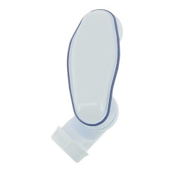 Siphon de baignoire EASYBAIN®, articulé, orientable, en plastique blanc, Ø 40 mm