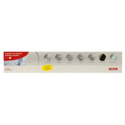 Caniveau de douche DOCIA® Systèmes, avec grille réversible l. 50 mm - réf. SICAN100R