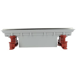 Caniveau douche 390mm d40 + grille reversible