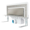 Corps de caniveaux de douche mural DOCIA®XS, faible hauteur 98,5 à 145 mm