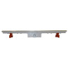 Caniveau long. 990mm s=Ø40mm rac compression