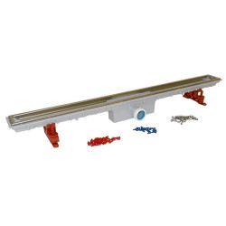 Caniveau long. 990mm s=Ø40mm rac compression