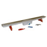 Caniveau long. 990mm s=Ø40mm rac compression