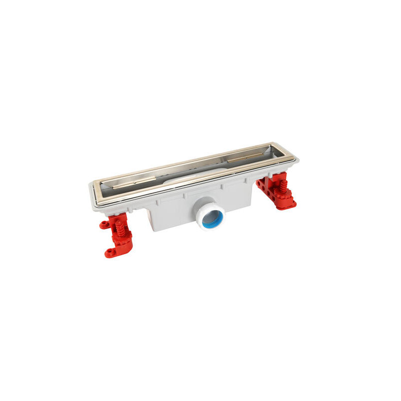 Caniveau long. 390mm s=Ø40mm rac compression