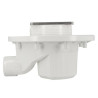 Siphon DOCIA® pour sols carrelés, avec grille, sortie horizontale - réf. SICAX10IHC