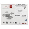 Siphon DOCIA® pour sols carrelés, avec grille, sortie horizontale - réf. SICAX15IHC