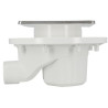 Siphon DOCIA® pour sols carrelés, avec grille, sortie horizontale - réf. SICAX15IHC