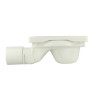 Siphonnette 15x15, grill inox, palmier, verrouillable, horizontale, Ø 40/50 mm