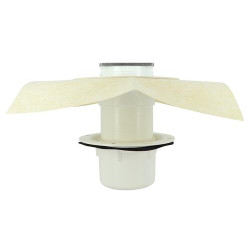 Siphon PMR, sortie verticale, chappe et revêtement carrelé pour plancher bois