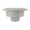 Siphon cour 25x25 sort.110 gris clair
