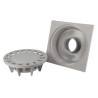Siphon cour 25x25 sort.110 gris clair