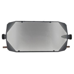 Récupérateur de chaleur Slim50, horizontal, avec bonde de douche intégrée