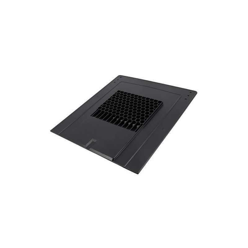 Chatière demi ronde plage trapezoidal anthracite