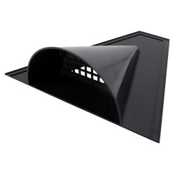Chatiere demi ronde plage trapezoidal anthracite