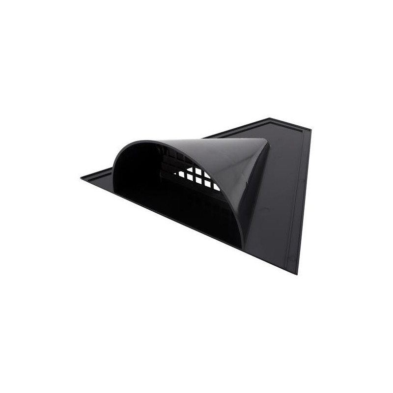 Chatiere demi ronde plage trapezoidal anthracite