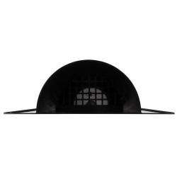 Chatiere demi ronde plage trapezoidal anthracite
