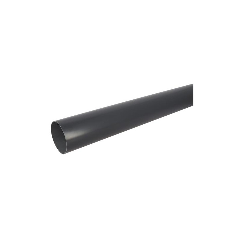 non prémanchonné TECHTAN® Ø 100, LG29, LG33, LG38, anthracite, longueur 4 m