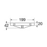 Tampon caniveau 0.5m largeur 200 A15 gris