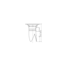 Trepied pour siphon horizontale 180/200/230