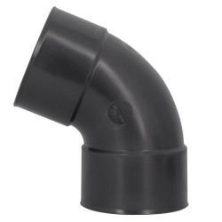 Coude HOMETECH®, Ø 100 mm, femelle-femelle à 67°30, à coller