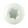 Boite 100 vis tête thermo-laquee blanc 6x60mm