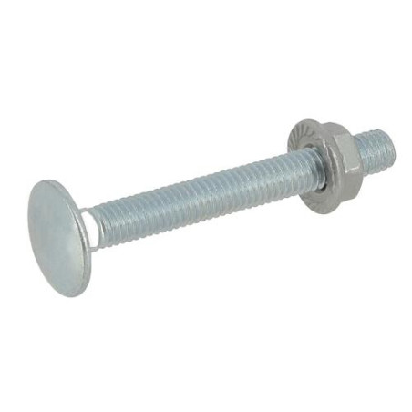 Boîte 50 vis M6x50 + 50 écrous M6 en acier compatibles avec INVISI28 et INVISI29
