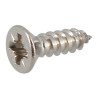 Vis tole 3,9 x 12.7 tête fraisee pozi inox a2