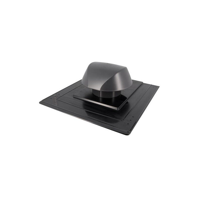 Chapeau ventilation platine ardoise Ø100 antrh