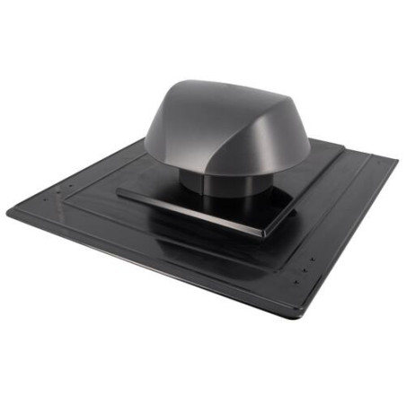 Chapeau ventilation platine ardoise Ø100 antrh