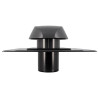 Chapeau ventilation platine ardoise Ø100 antrh
