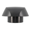 Chapeau venti. simple+moustiq. Ø100 anthracite