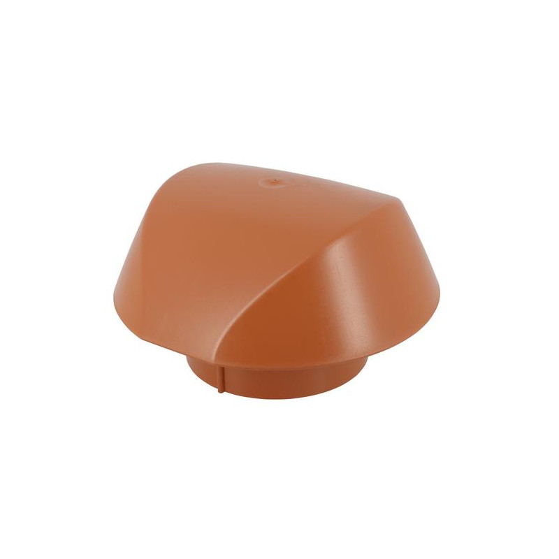 Chapeau venti. simple+mous. Ø100 terracotta