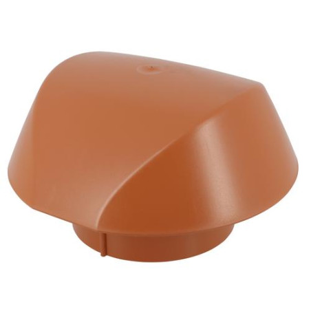 Chapeau venti. simple+mous. Ø100 terracotta
