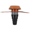 Chapeau de ventilation à coller, multi-diamètre, 60 x 60 cm, Ø 160, terracotta