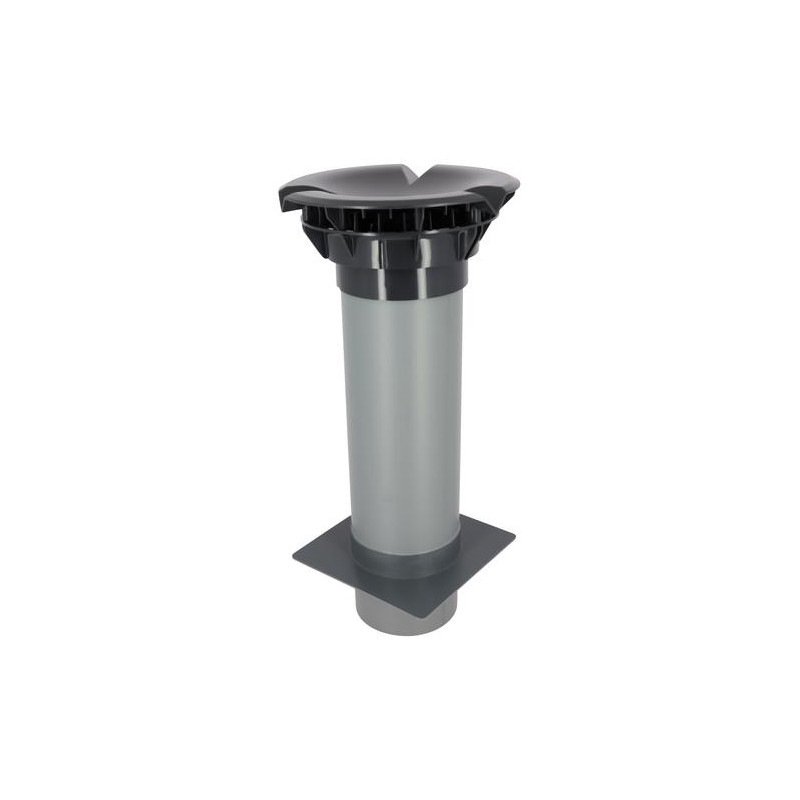 Chapeau aerau. plat.toit plat d160 anthracite
