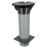 Chapeau aerau. plat.toit plat d160 anthracite