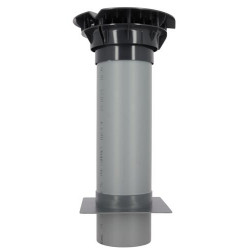 Chapeau aerau. plat.toit plat d160 anthracite