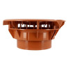 Chapeau aerauliqu.simple pour vmc d160 terracott