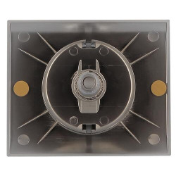 SOURIRE Bouton Coupe-Feu Chrome mat