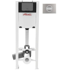 VIRTUO® One Bâti-support, autoportant, avec plaque EVO satiné