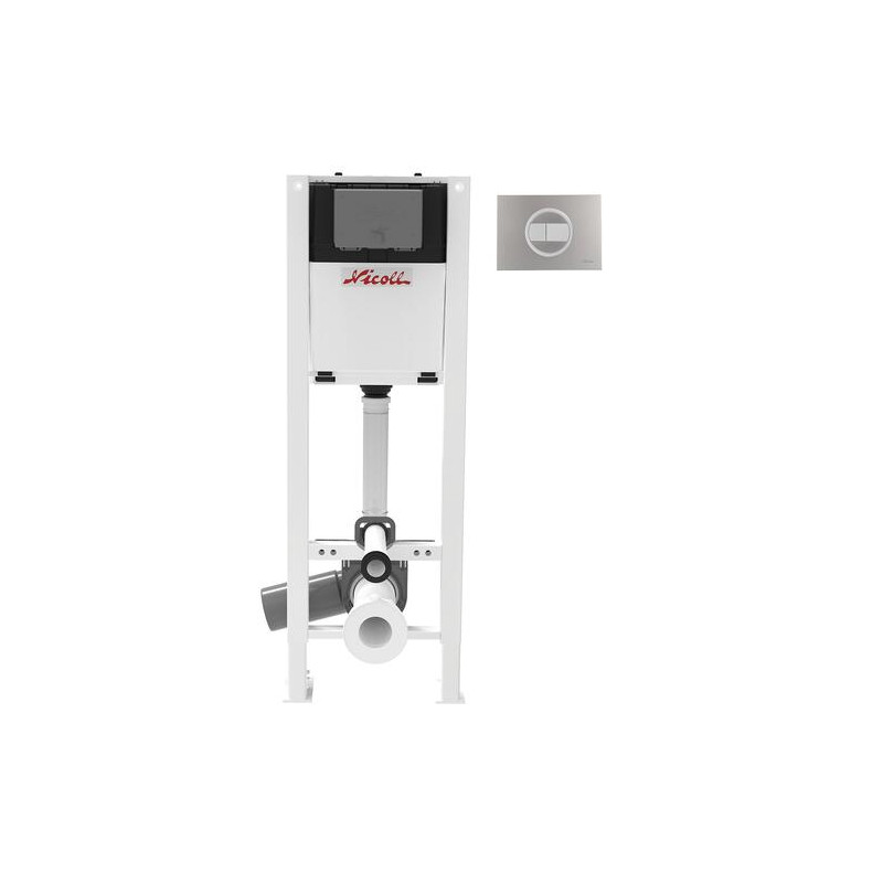 VIRTUO® One Bâti-support, autoportant, avec plaque EVO satiné