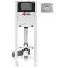 VIRTUO® One Bâti-support, autoportant, avec plaque EVO satiné