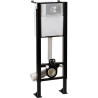 VIRTUO® One Bâti-support, autoportant, avec plaque BOUTONS RONDS chromé brillant