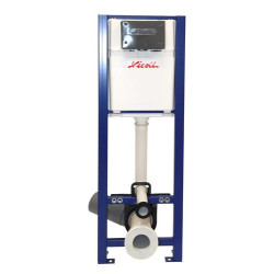Bâti-support mural VIRTUO® Fit, monobloc, collier standard, pipe Ø 100 mm