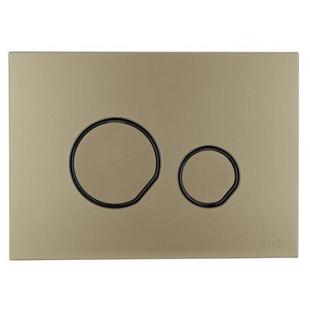 Plaque de commande DUO laiton