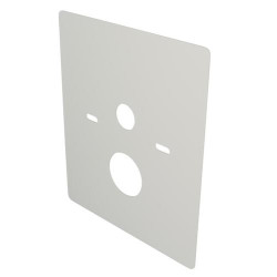 Plaque habillage PVC epaiss. 4 mm pour wc suspendu