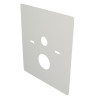 Plaque habillage PVC epaiss. 4 mm pour wc suspendu