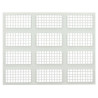Grille menuiserie vent"x" 600