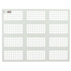Grille menuiserie vent"x" 600